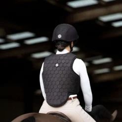 Charles Owen Bodyprotector HEXA Kinderen Zwart