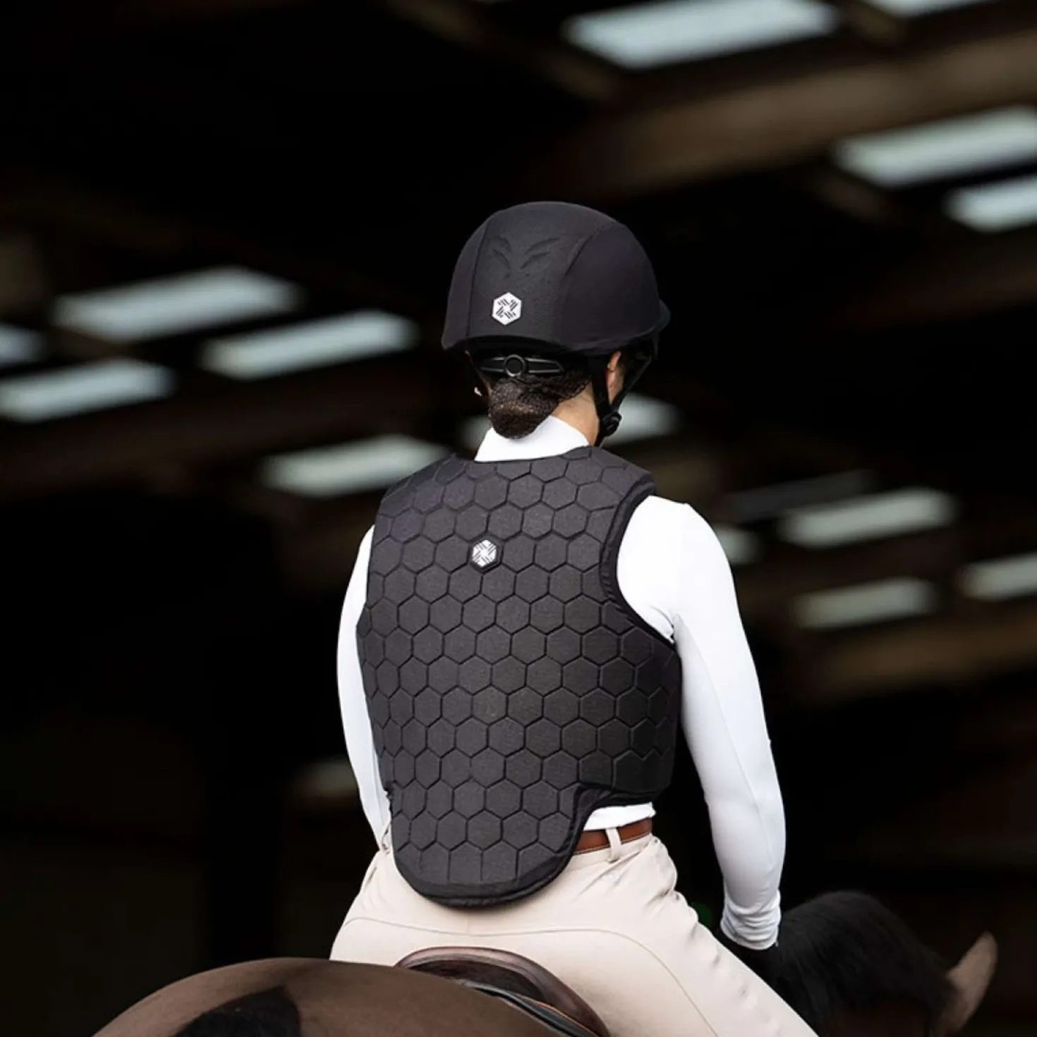 Charles Owen Bodyprotector HEXA Kinderen Zwart