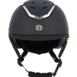 Charles Owen Cap Kylo Black Matte/Silver