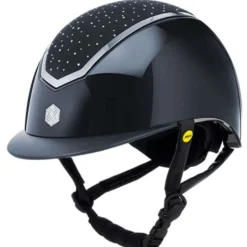Charles Owen Cap Kylo Crystal MIPS Navy Gloss/Silver