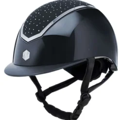 Charles Owen Cap Kylo Crystal Navy Gloss/Silver
