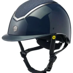 Charles Owen Cap Kylo Sparkly MIPS Navy Gloss/Pewter