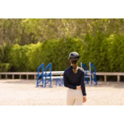 Charles Owen Cap Kylo Sparkly MIPS Navy Gloss/Pewter
