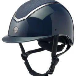 Charles Owen Cap Kylo Sparkly Navy Gloss/Pewter