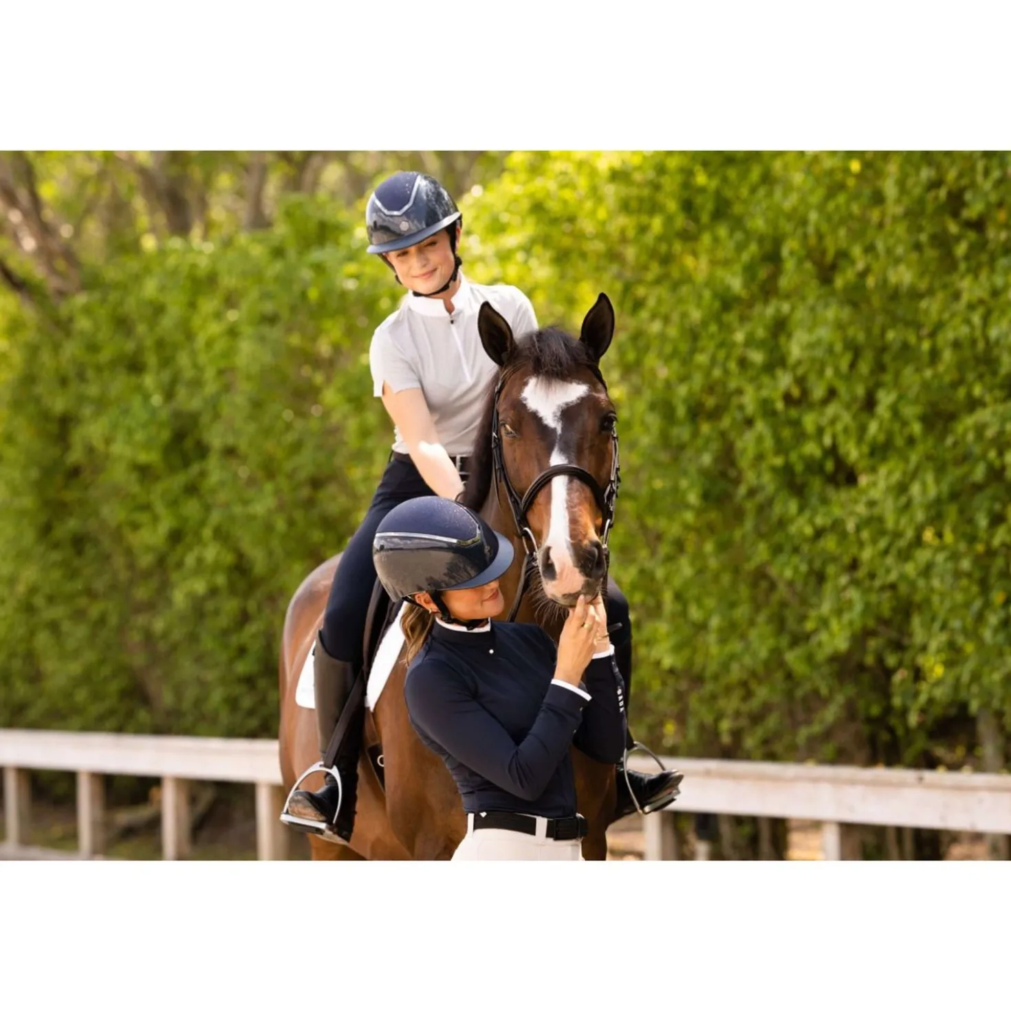 Charles Owen Cap Kylo Sparkly Navy Gloss/Pewter