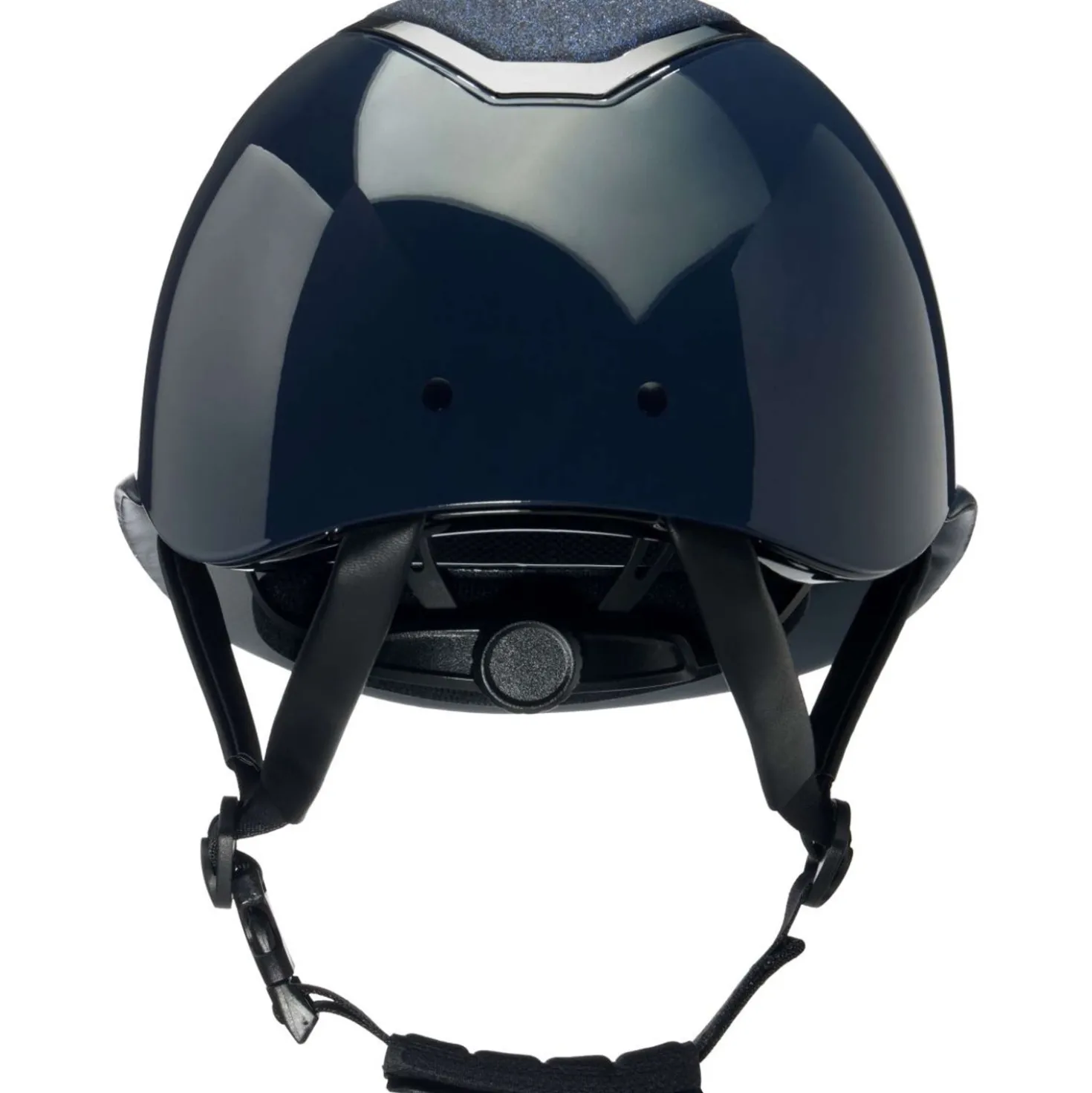 Charles Owen Cap Kylo Sparkly Wide Peak Navy Gloss/Pewter