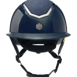 Charles Owen Cap Kylo Sparkly Wide Peak MIPS Navy Gloss/Pewter