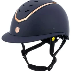 Charles Owen Cap Kylo Wide Peak MIPS Navy Matte/Rose Gold