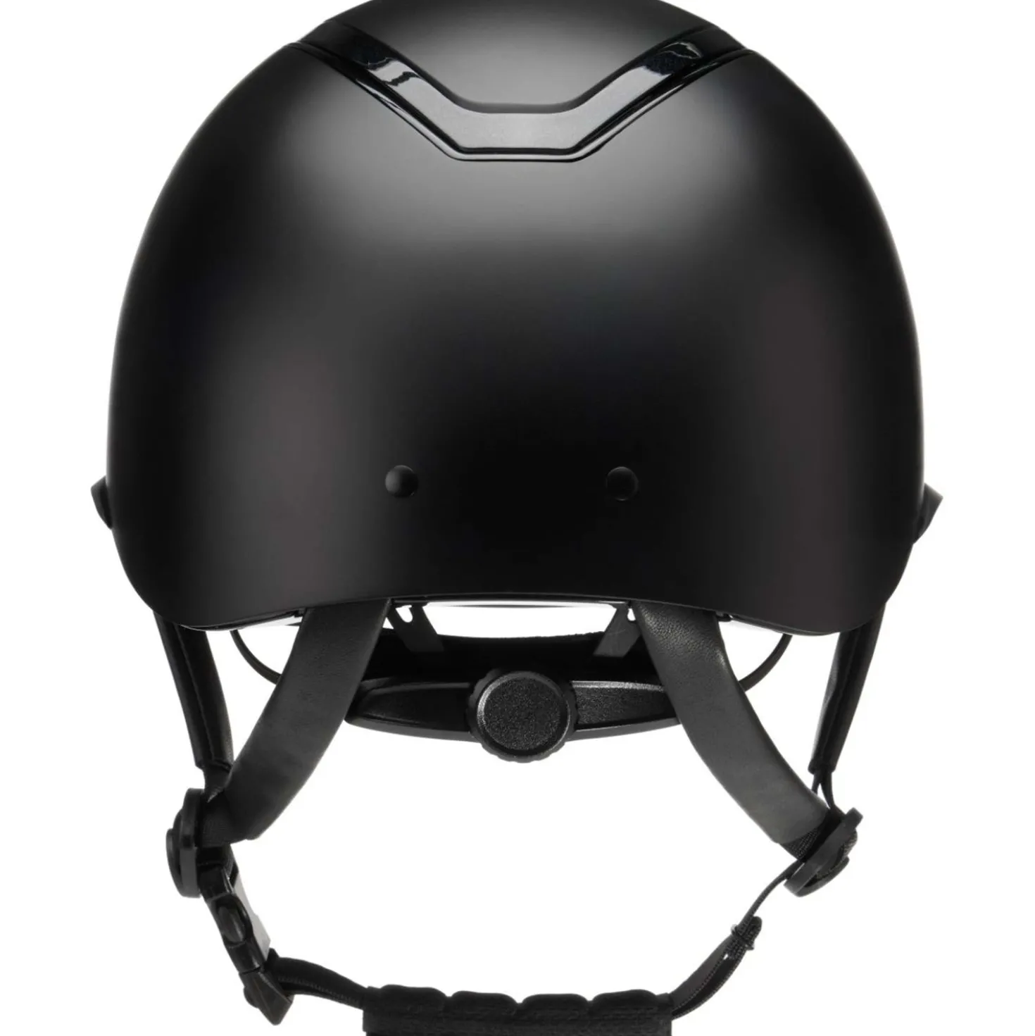Charles Owen Cap Kylo Wide Peak Black Matte/Black Gloss