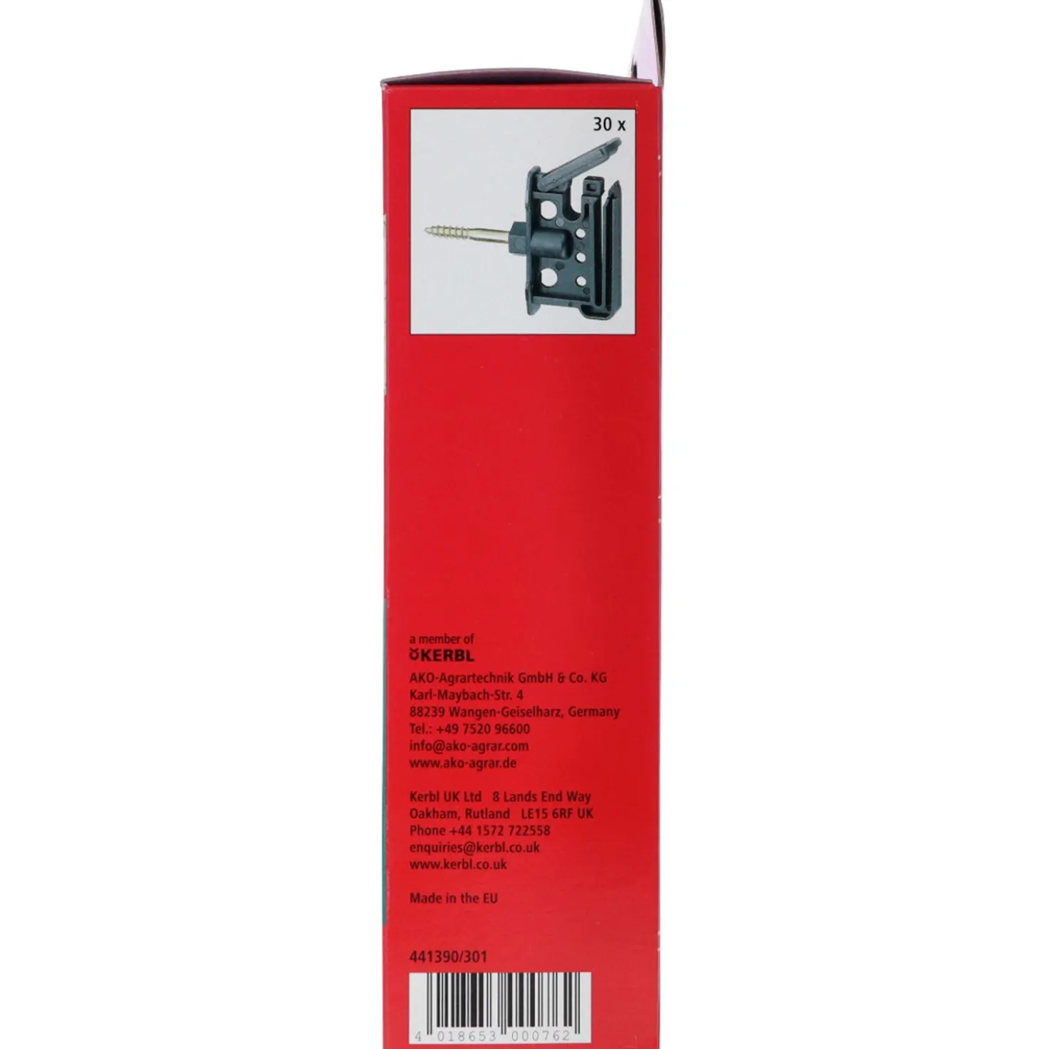 Clip Insulator Maxi Tape/Rope 6mm Screw 30 Stuks