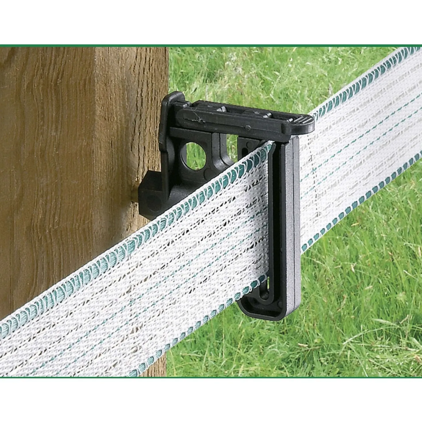 Clip Insulator Maxi Tape/Rope 6mm Screw 30 Stuks