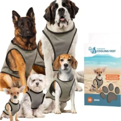 CoolPets Hondenjas Cooling Beige/Grijs