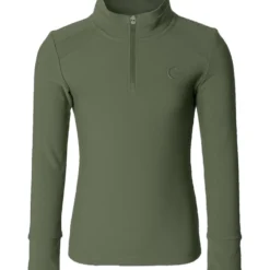 Covalliero Active Shirt AW26 Kids Forest Green