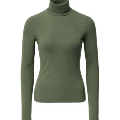 Covalliero Active Shirt Turtleneck AW26 Forest Green