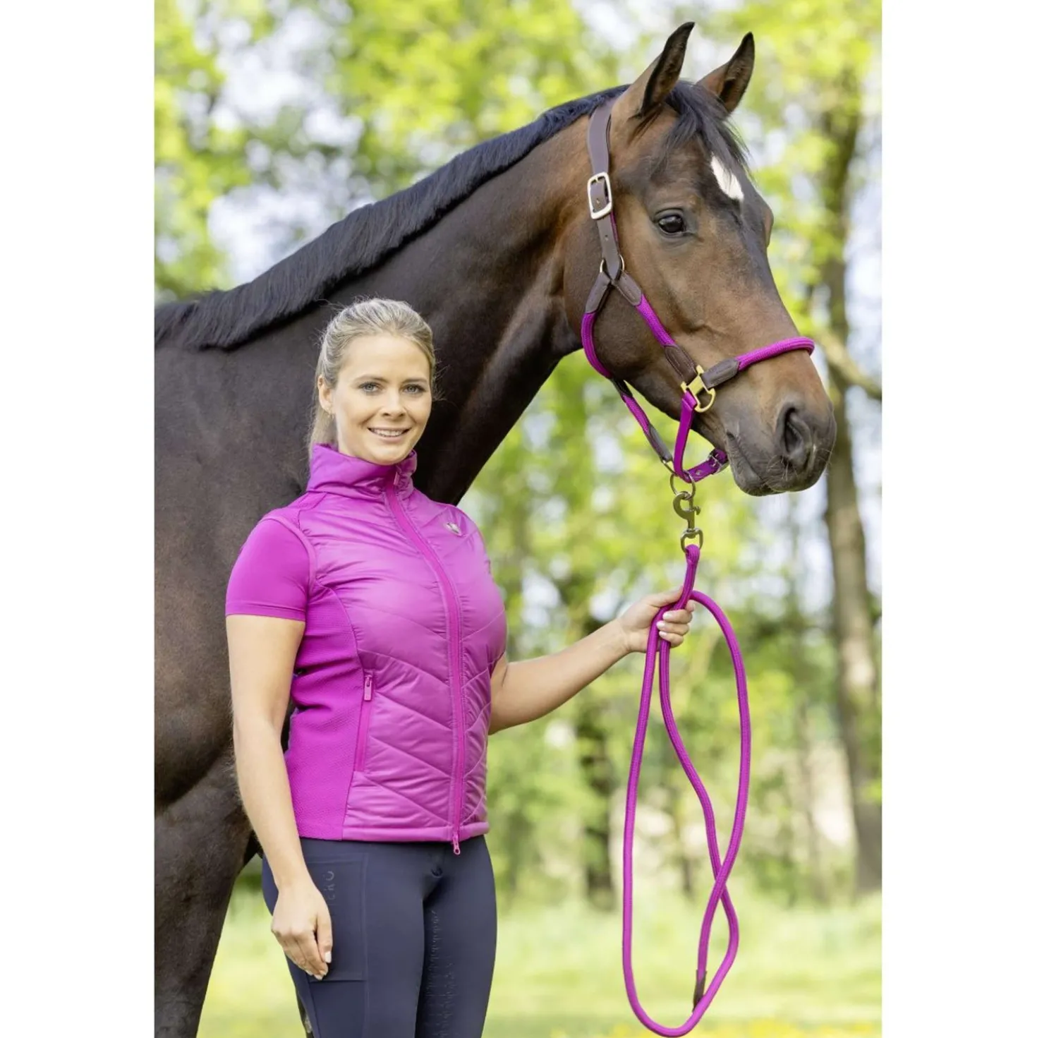 Covalliero Bodywarmer SS26 Dames Light Berry