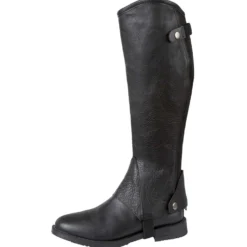 Covalliero Chaps Elasto Leder Zwart