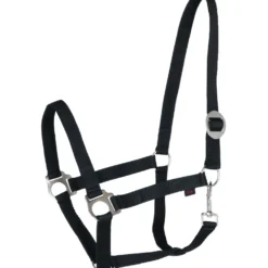Covalliero Halster Hippo Nylon Zwart