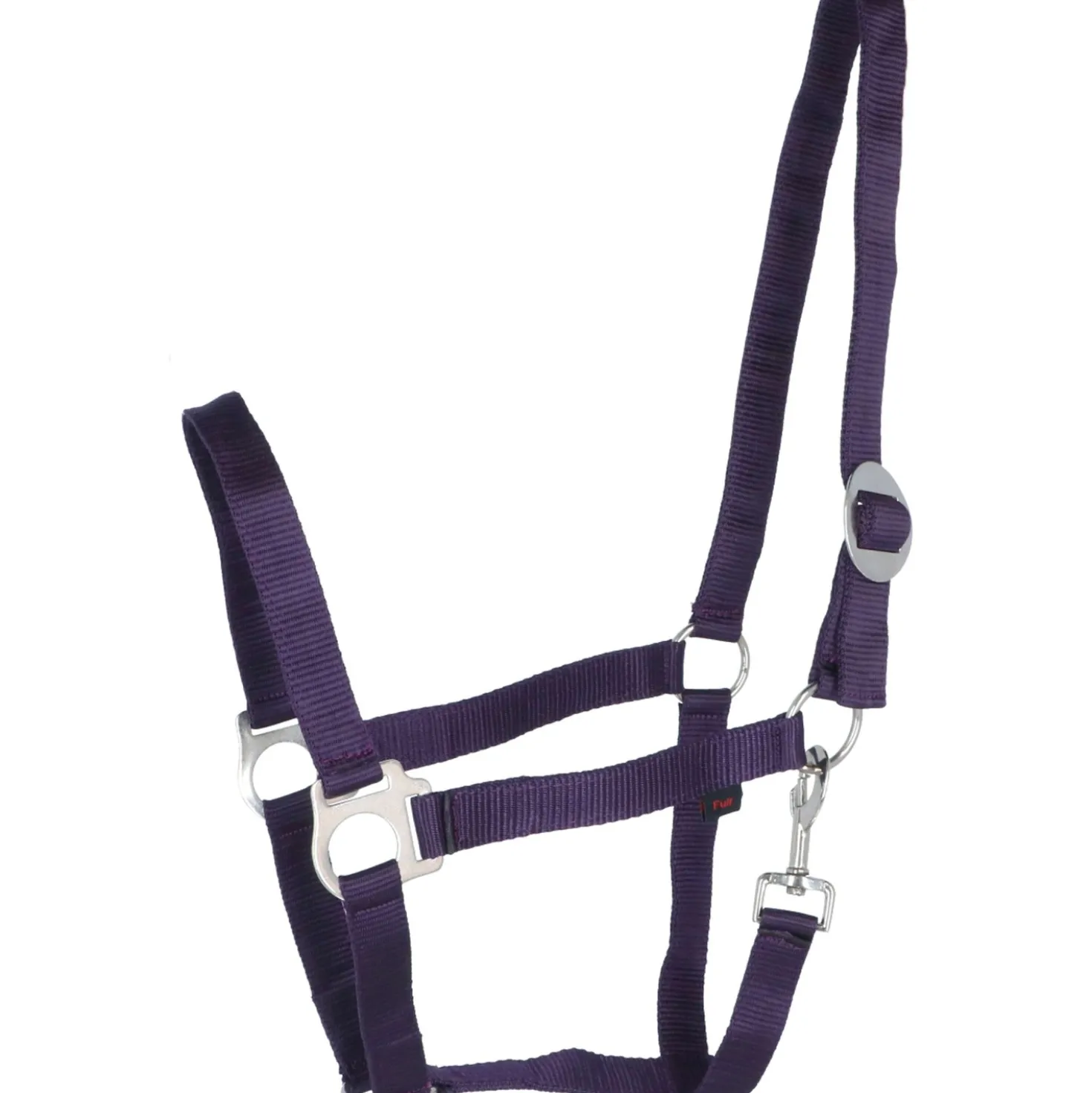 Covalliero Halster Hippo Nylon Aubergine