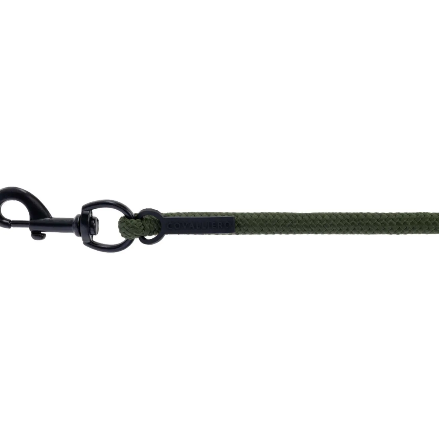 Covalliero Halstertouw AW26 met Musketonhaak Forest Green
