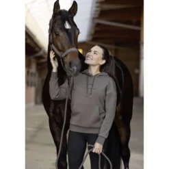 Covalliero Hoodie AW26 Milky Chocolate