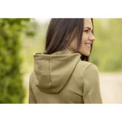 Covalliero Hoodie SS26 Dames Walnoot