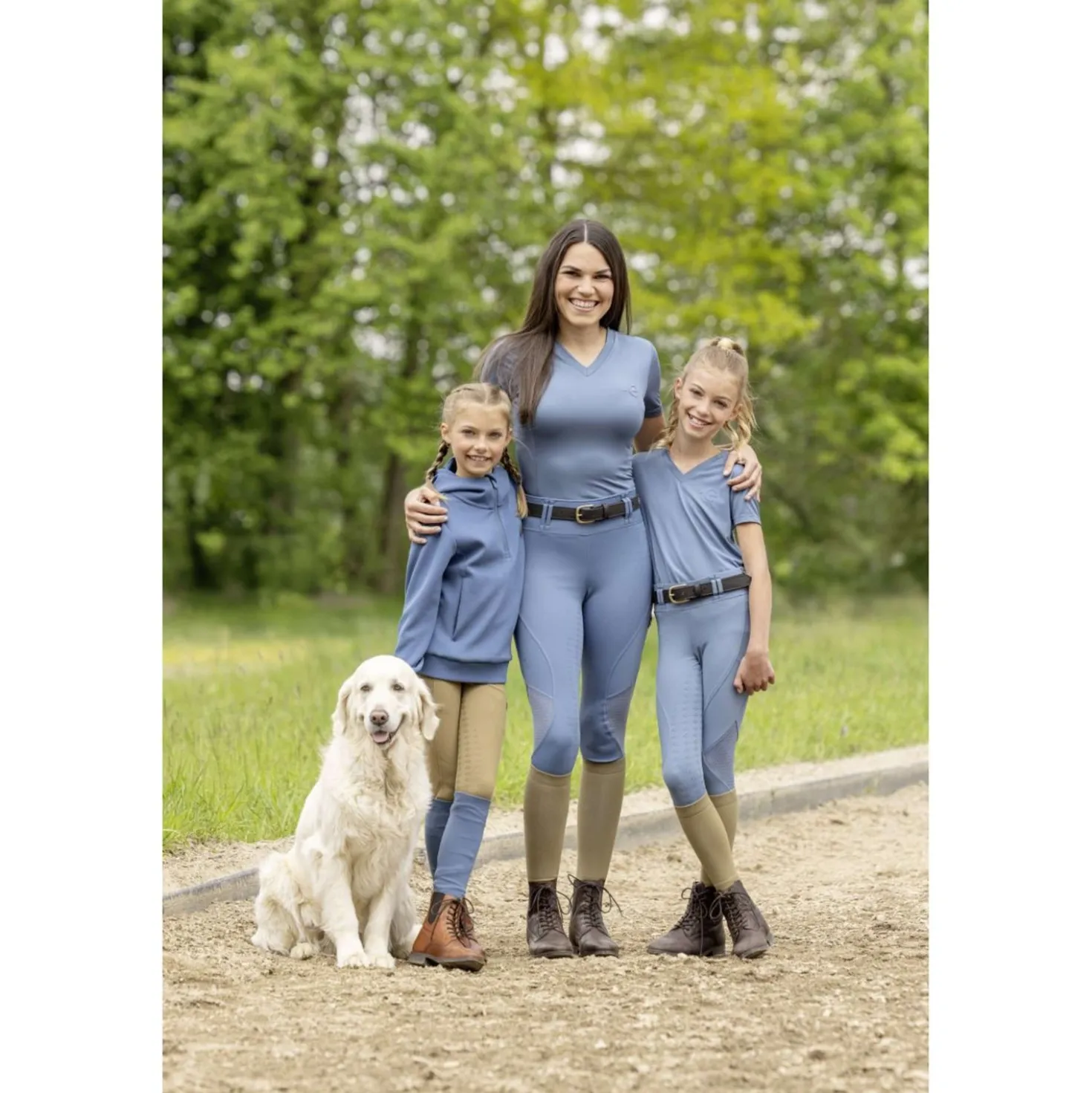 Covalliero Hoodie SS26 Kinderen Smoked Blue