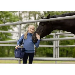 Covalliero Hoodie SS26 Kinderen Smoked Blue