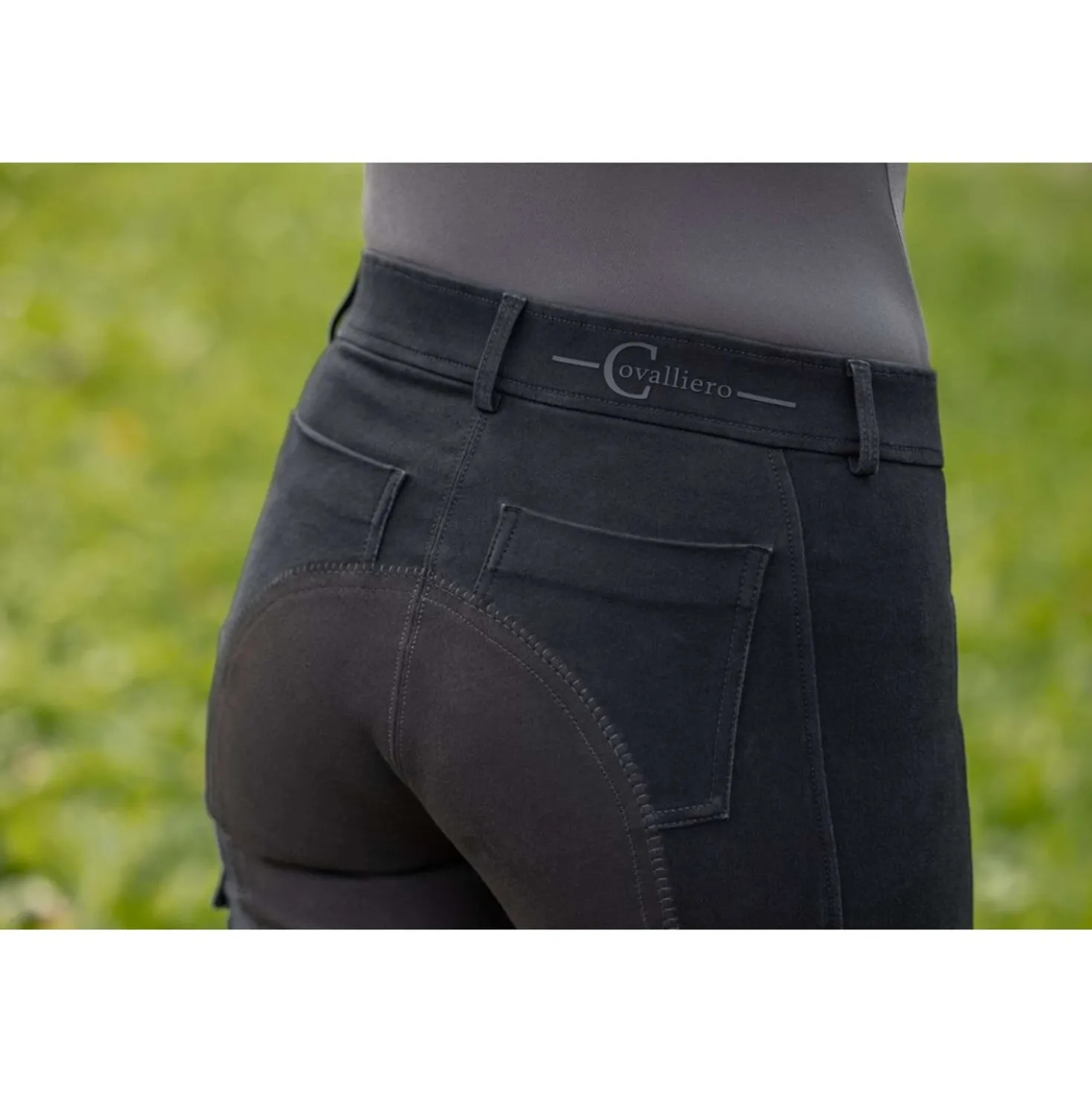 Covalliero Jodhpurrijbroek BasicPlus Graphite