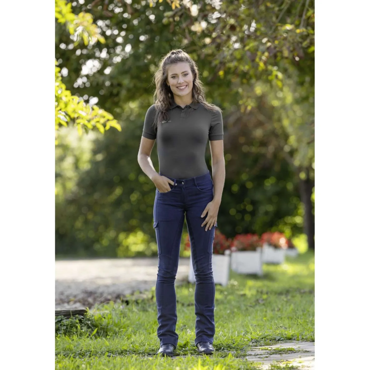 Covalliero Jodhpurrijbroek BasicPlus Navy