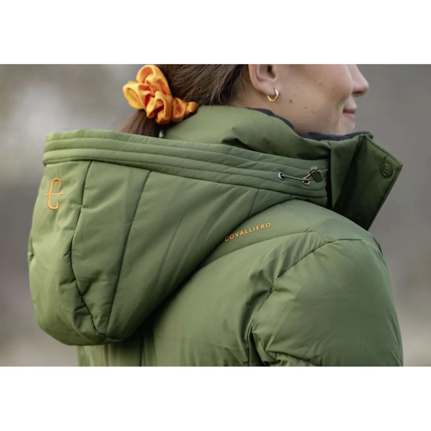 Covalliero Lange Winterjas AW26 Forest Green