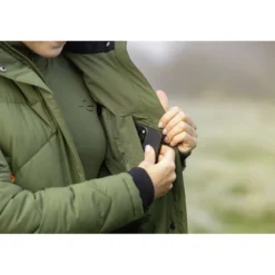 Covalliero Lange Winterjas AW26 Forest Green