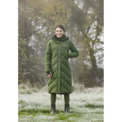 Covalliero Lange Winterjas AW26 Forest Green