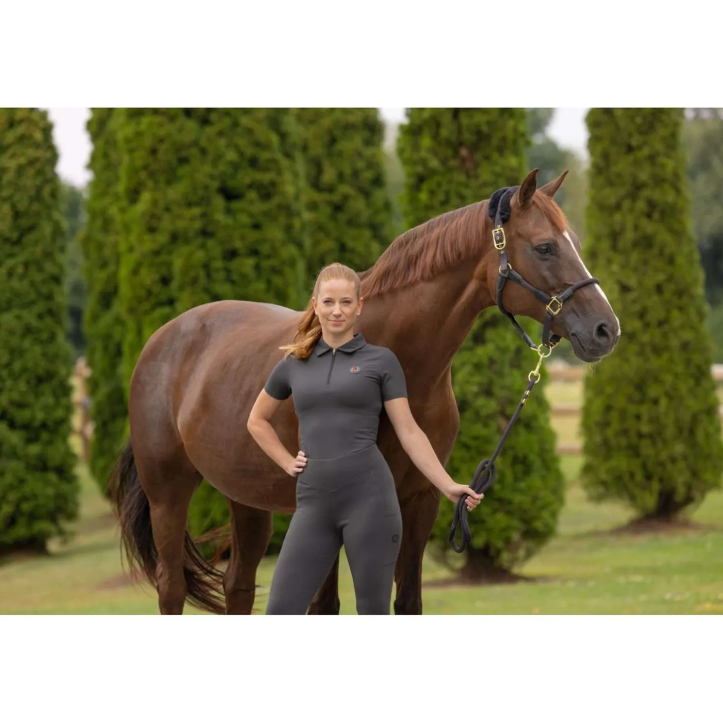Covalliero Poloshirt Anniversary Graphite