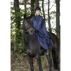 Covalliero Regenponcho Volwassenen Blauw