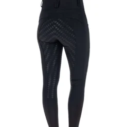 Covalliero Rijbroek Hight Waist Full Grip AW26 Zwart
