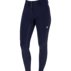 Covalliero Rijbroek Hight Waist Full Grip AW26 Dark Navy