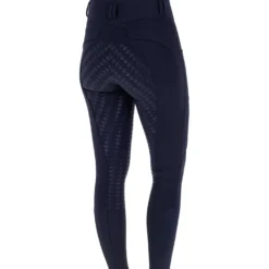 Covalliero Rijbroek Hight Waist Full Grip AW26 Dark Navy