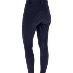 Covalliero Rijbroek Hight Waist Full Grip AW26 Dark Navy