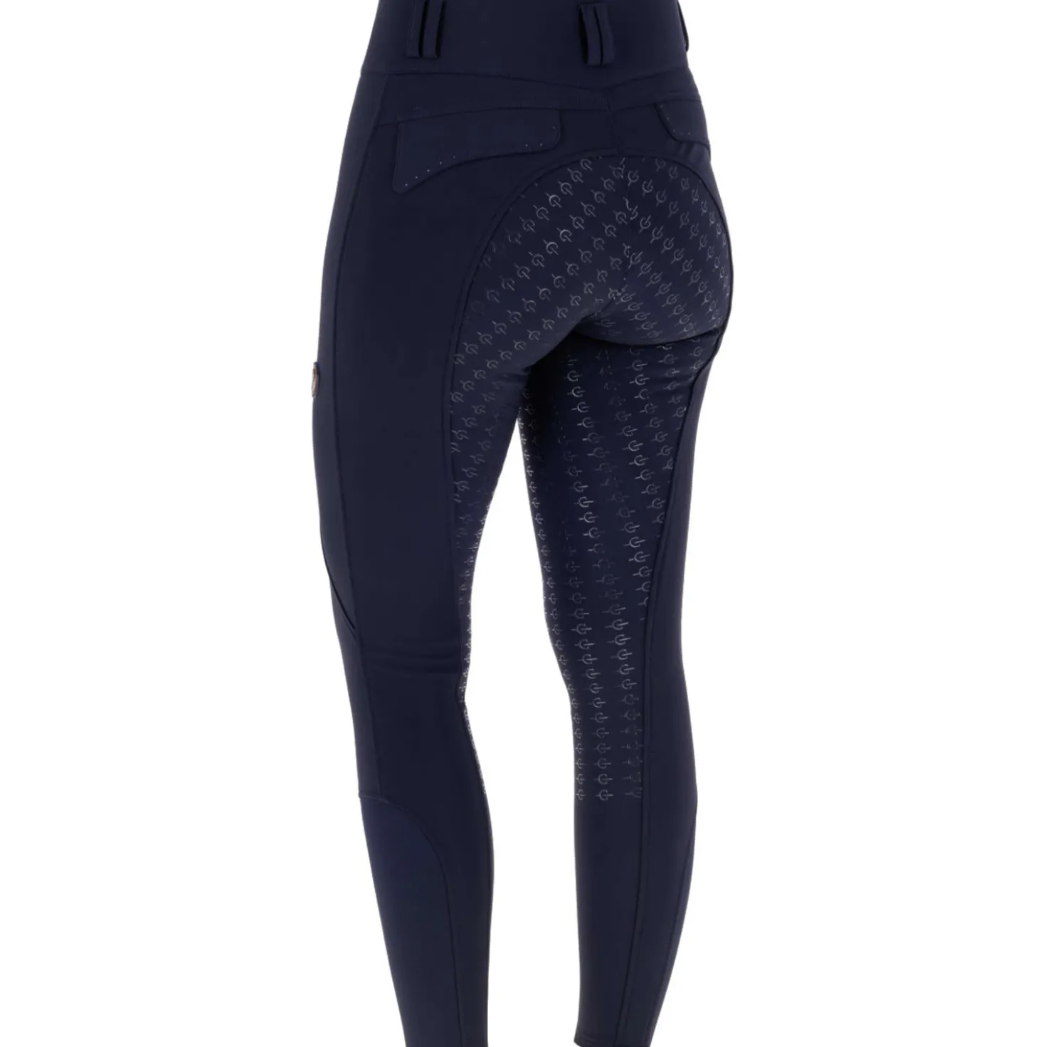 Covalliero Rijbroek Hight Waist Full Grip AW26 Dark Navy