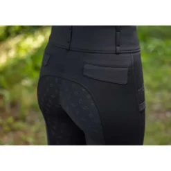 Covalliero Rijbroek Highwaist Full Grip Zwart