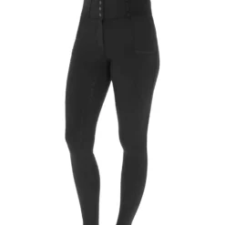 Covalliero Rijbroek Highwaist Full Grip Zwart