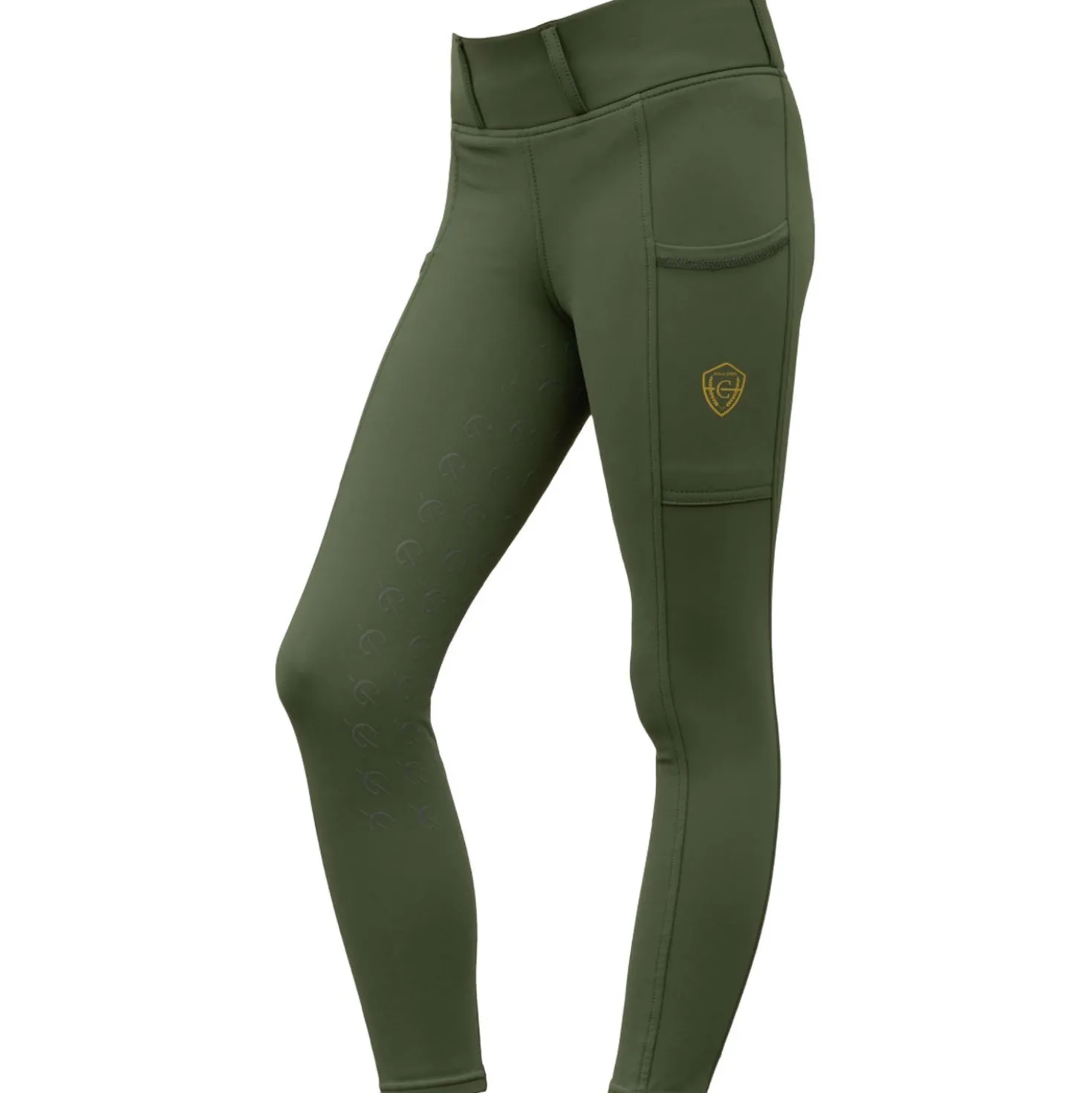Covalliero Rijlegging Full Grip AW26 Kids Forest Green