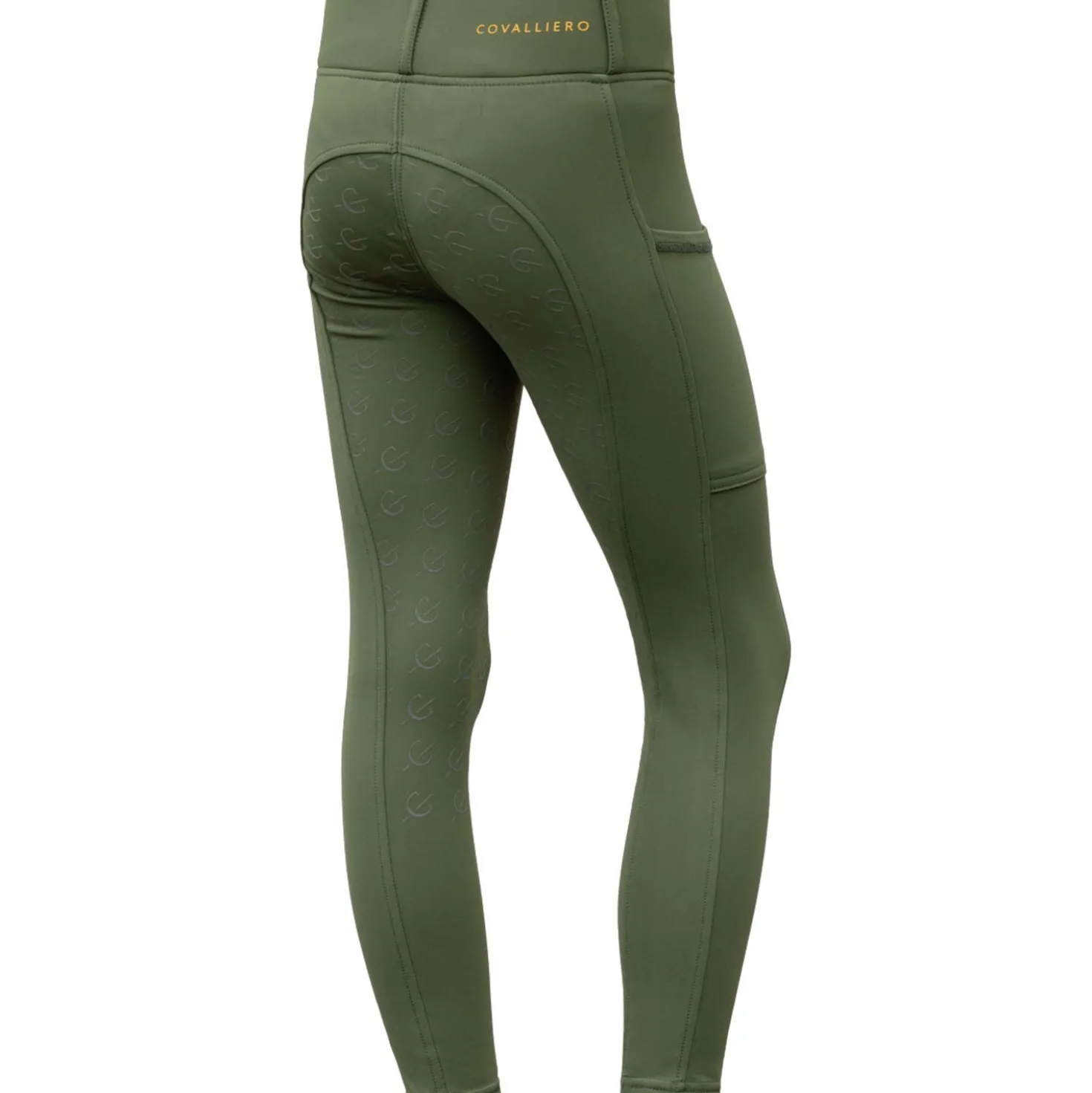 Covalliero Rijlegging Full Grip AW26 Kids Forest Green
