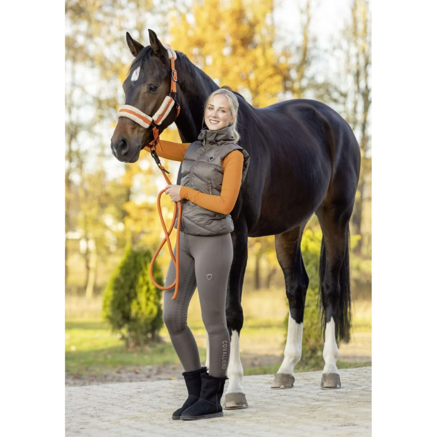 Covalliero Rijlegging Full Grip AW26 Milky Chocolate