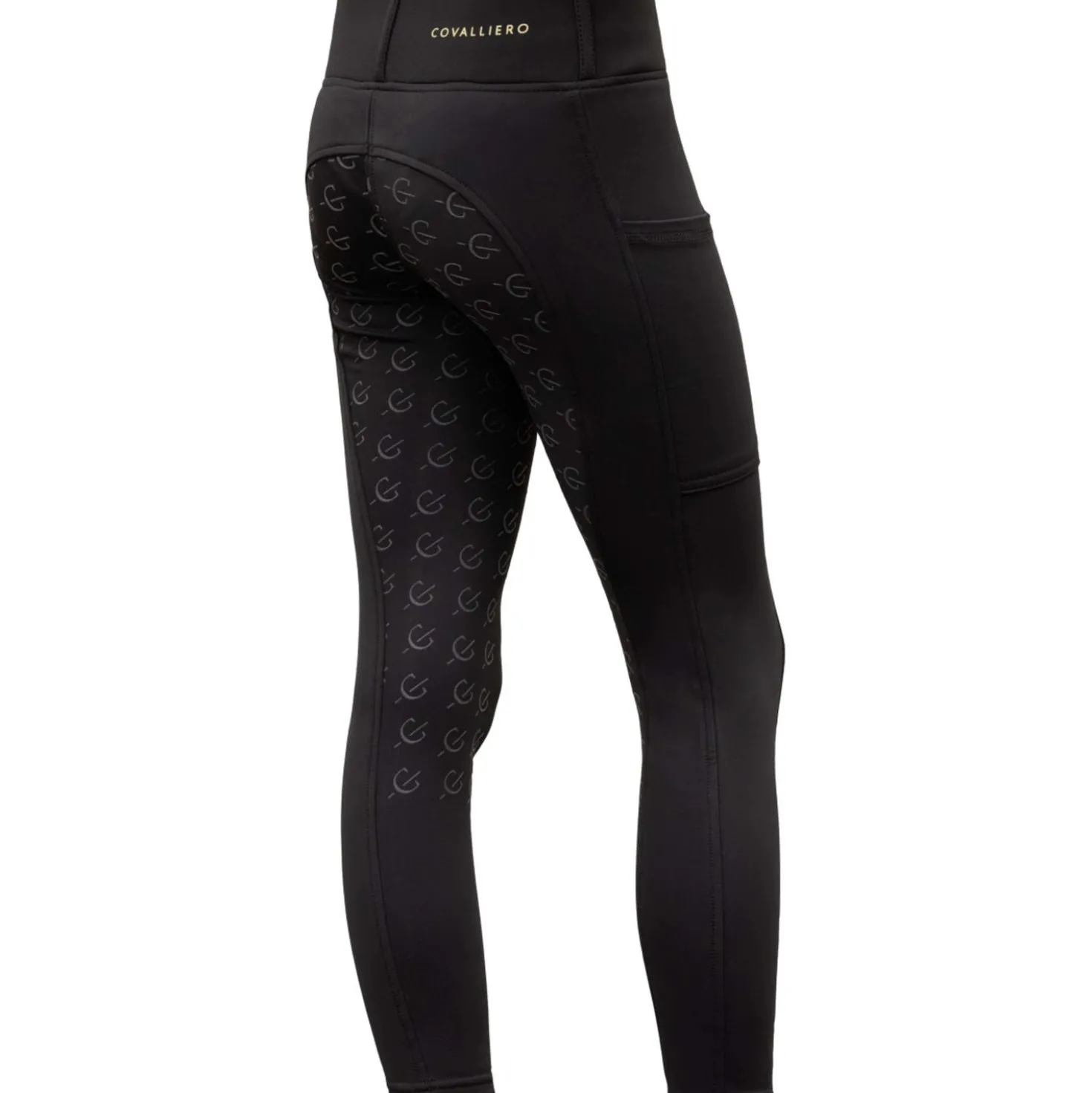 Covalliero Rijlegging Full Grip AW26 Kids Zwart