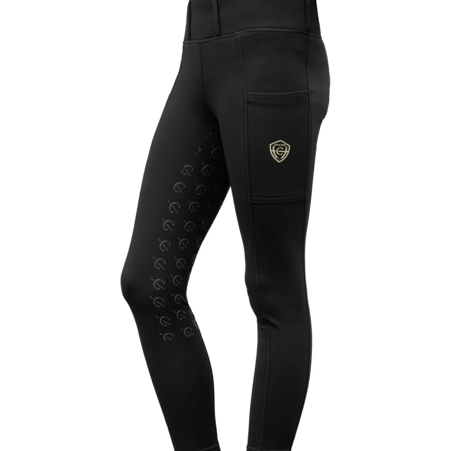 Covalliero Rijlegging Full Grip AW26 Kids Zwart