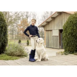 Covalliero Rijlegging Full Grip AW26 Kids Beige