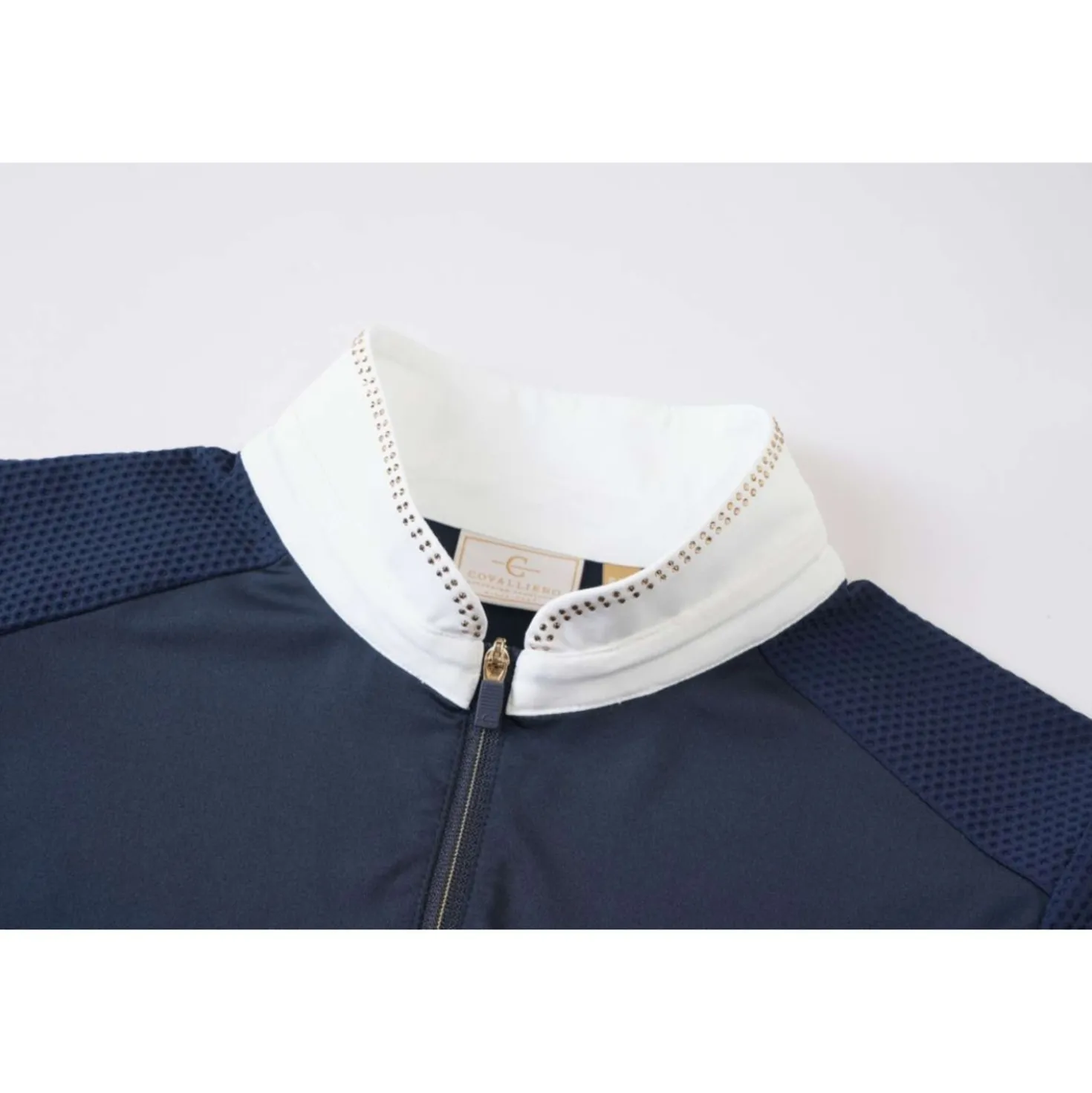 Covalliero Wedstrijdshirt SS26 Dames Lange Mouwen Donker Navy