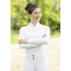 Covalliero Wedstrijdshirt SS26 Dames Lange Mouwen Wit