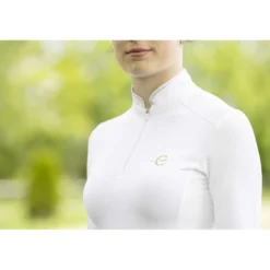 Covalliero Wedstrijdshirt SS26 Dames Lange Mouwen Wit